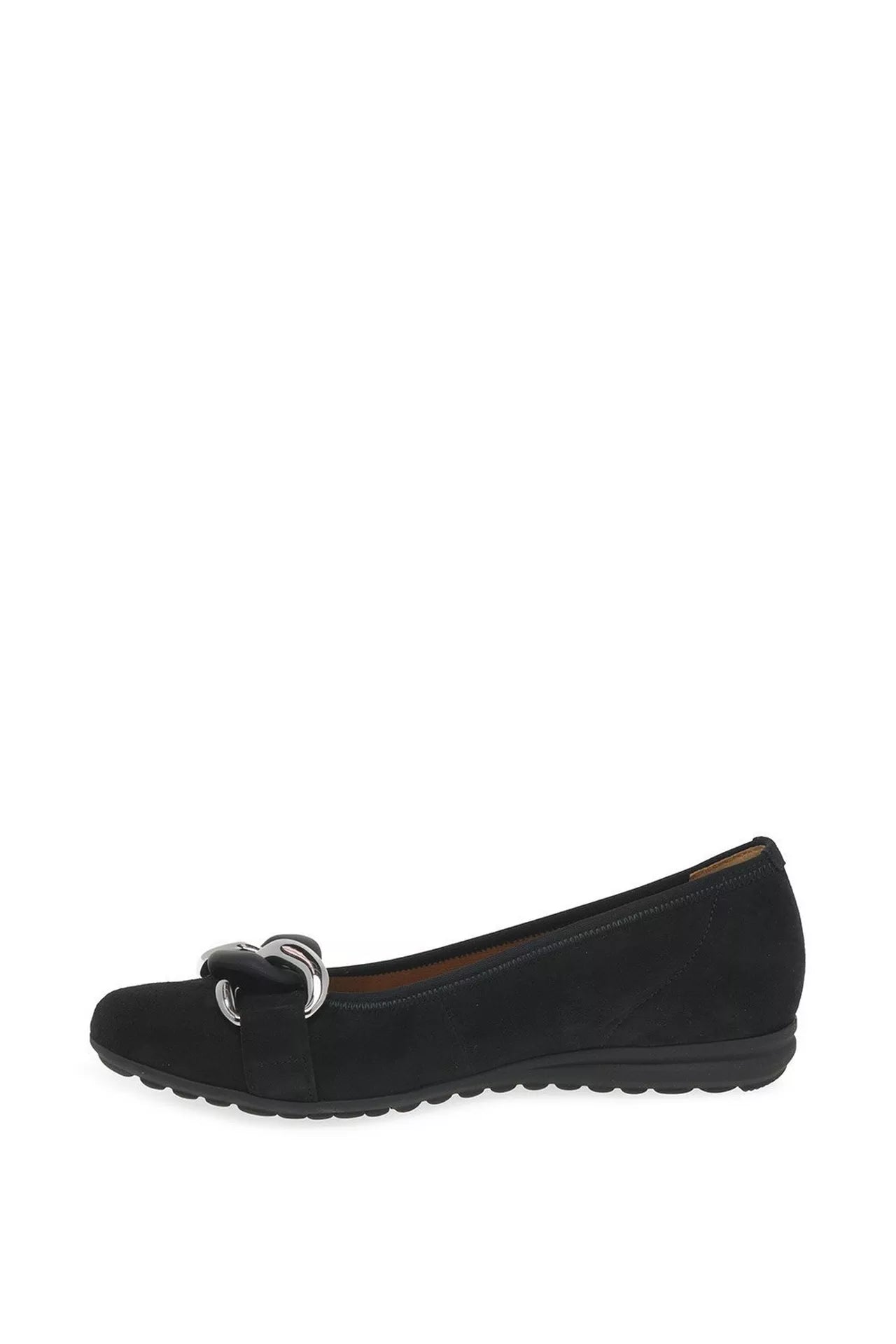 Gabor 42.625.47 Ladies Sabia Black Suede Pump