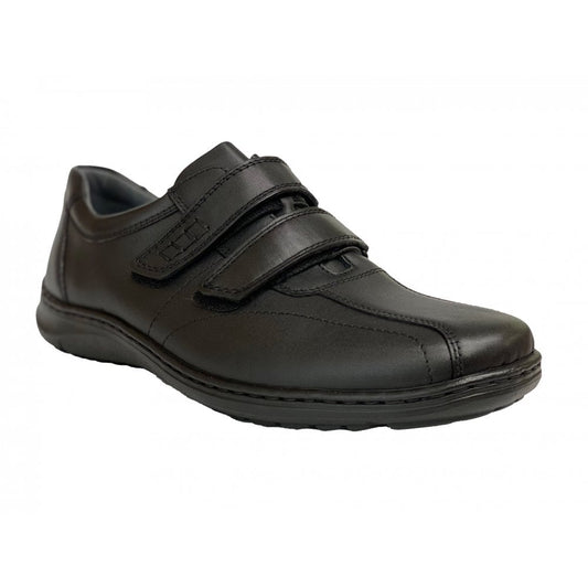 Waldlaufer 478301 174 001 Mens Black Velcro Shoe