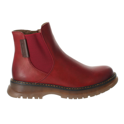 Josef Seibel 769522 780 380 Ladies Red Vegan Chelsea