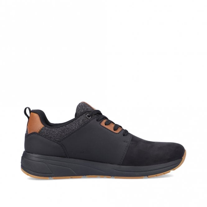Rieker 07005-00 Mens Black Casual Shoe