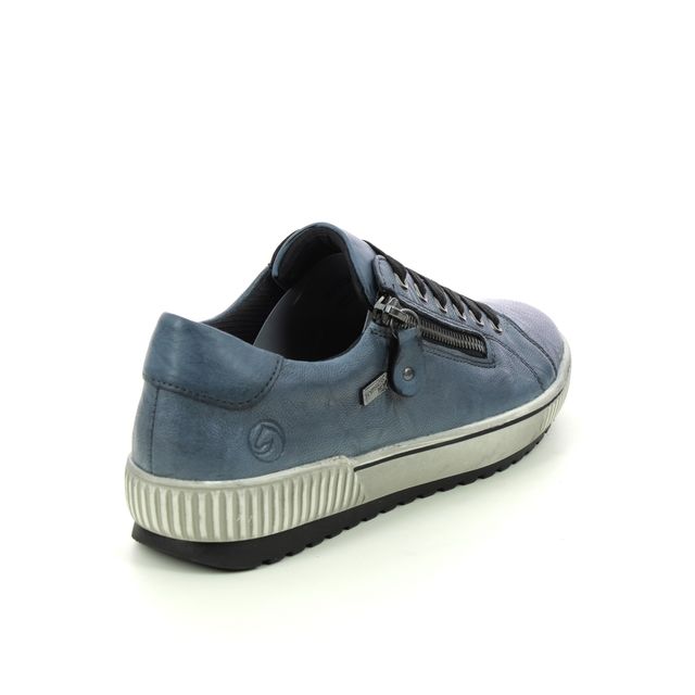 Rieker D0700-14 Ladies Blue Casual Shoe