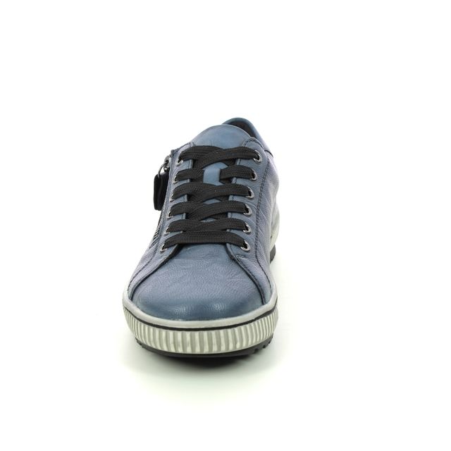 Rieker D0700-14 Ladies Blue Casual Shoe