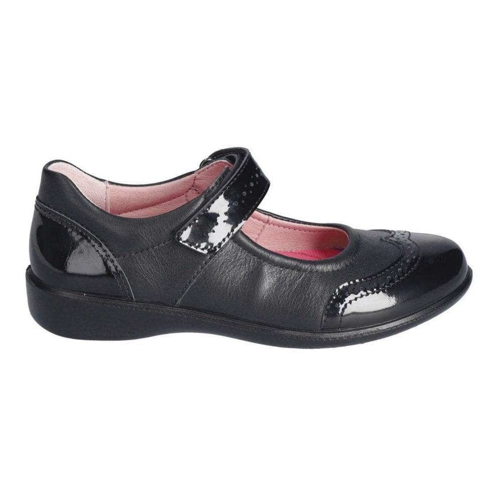 Ricosta 50 8500 6402/095 Beryl Girls Black Patient Shoe