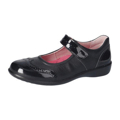 Ricosta 50 8500 6402/095 Beryl Girls Black Patient Shoe