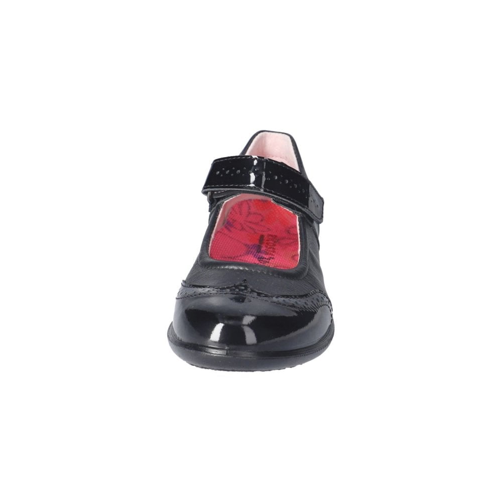 Ricosta 50 8500 6402/095 Beryl Girls Black Patient Shoe