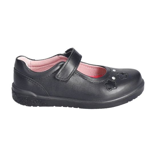 Ricosta 50 8600 702/090 Leya Girls Black Matt Shoe