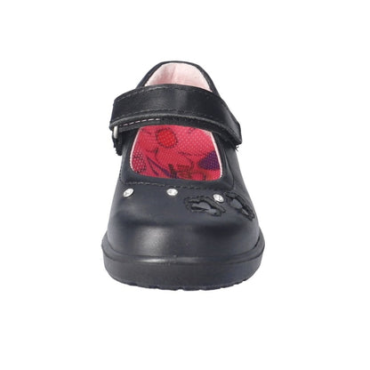 Ricosta 50 8600 702/090 Leya Girls Black Matt Shoe