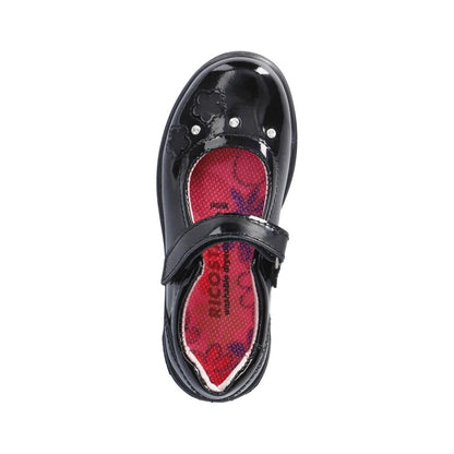 Ricosta 50 8600 702/093 Leya Girls Black Patient Shoe