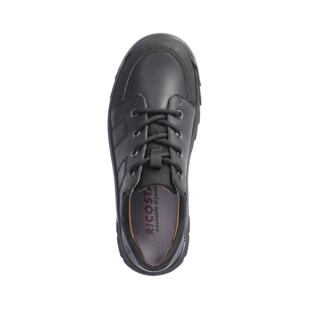 Ricosta 50 4700202/090 Nate Boys Black School Shoe