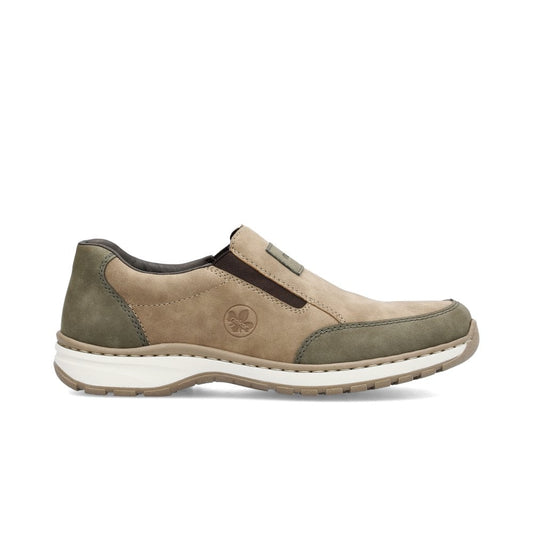 Rieker 03354-64 Mens Beige Slip On Shoe