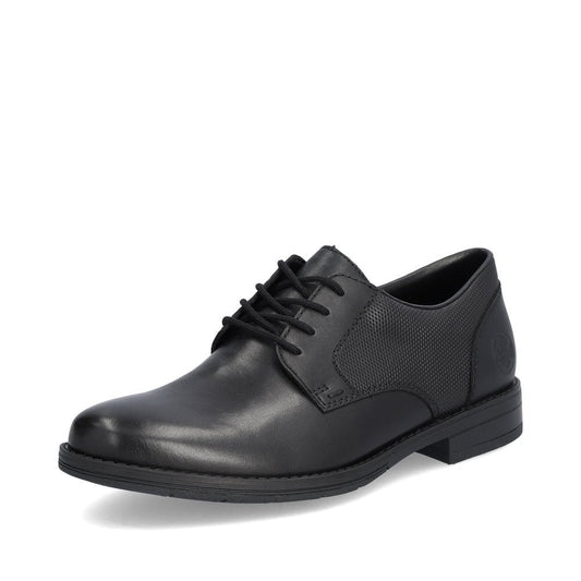 Rieker 10306-00 Mens Black Lace Shoe