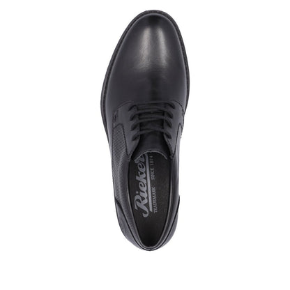 Rieker 10306-00 Mens Black Lace Shoe