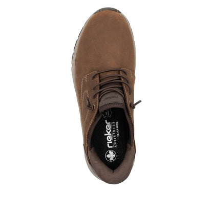 Rieker 11050-22 Mens Brown Extra Wide Slip On Casual Shoe