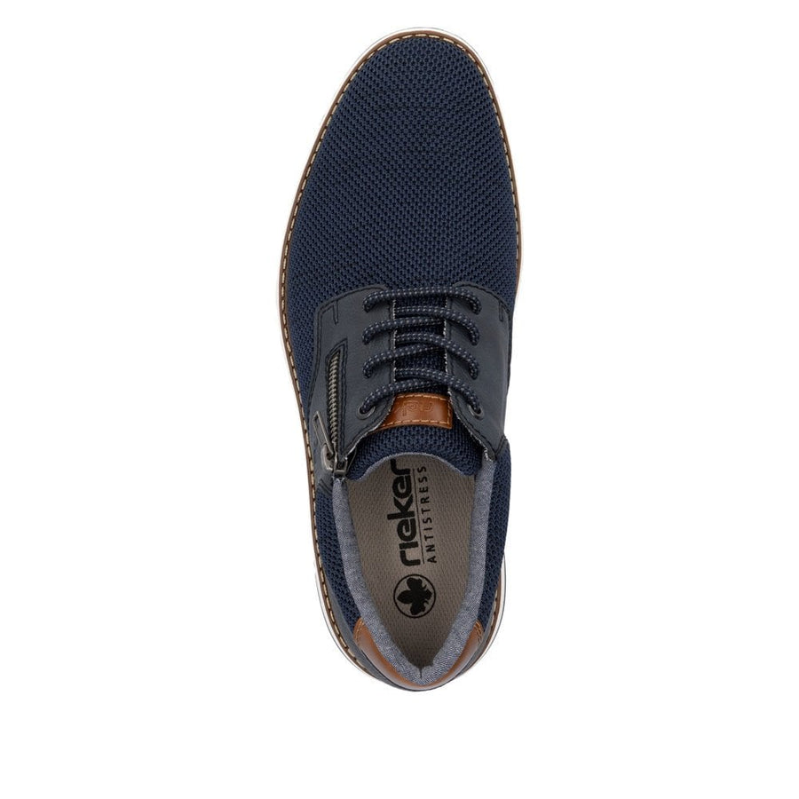 Rieker 11311-14 Mens Blue Casual Shoe