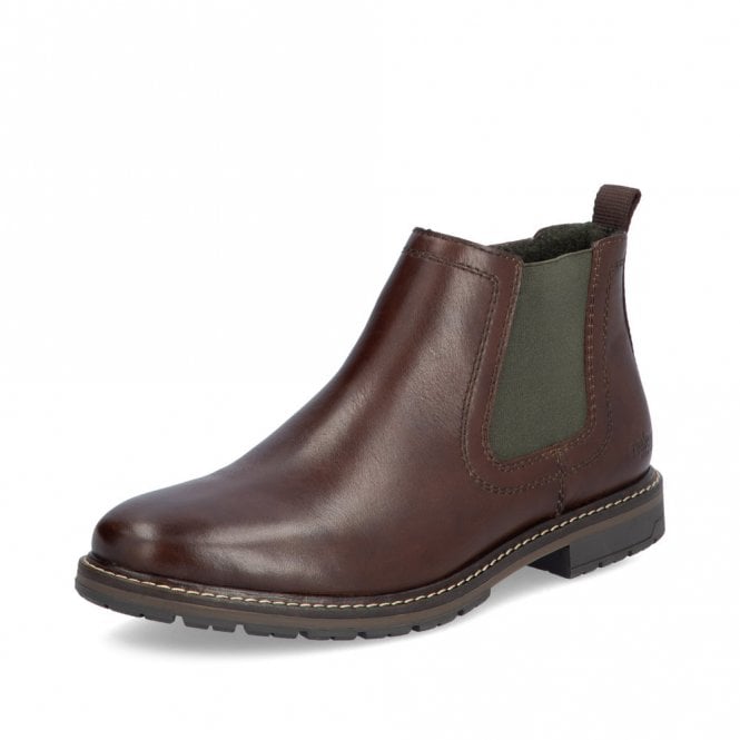 RIEKER 13757-25 Mens Brown Chelsea Boot