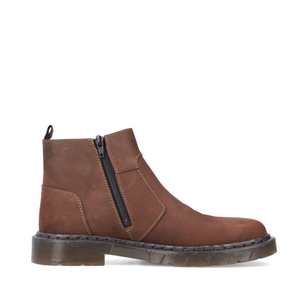 Rieker 31650-23 Mens Brown Chelsea Boot