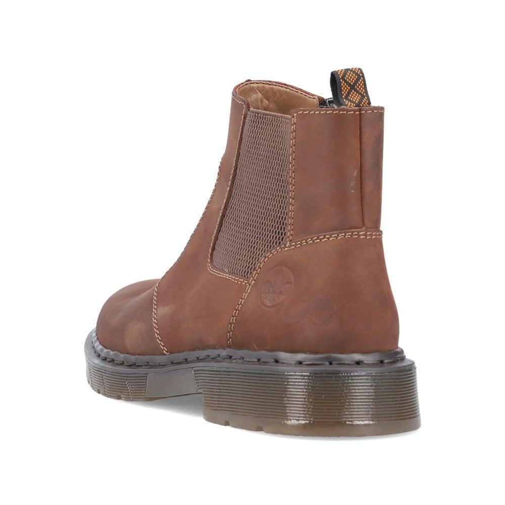 Rieker 31650-23 Mens Brown Chelsea Boot