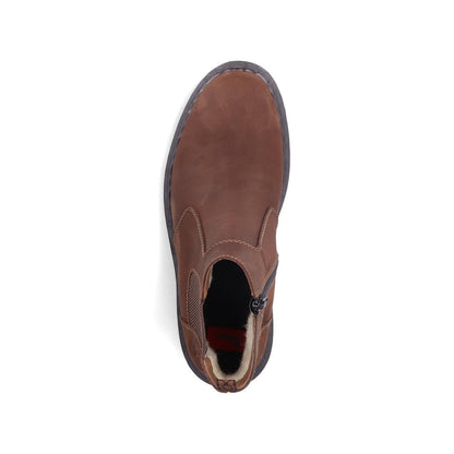 Rieker 31650-23 Mens Brown Chelsea Boot