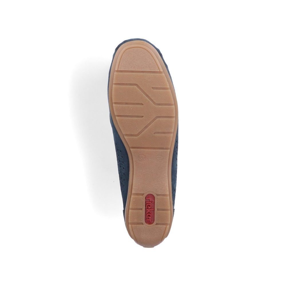 Rieker 40253-12 Ladies Navy Loafer