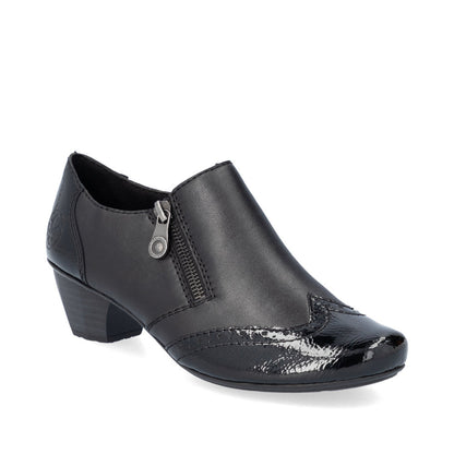 Rieker 41757-00 Ladies Black Shoe Boot