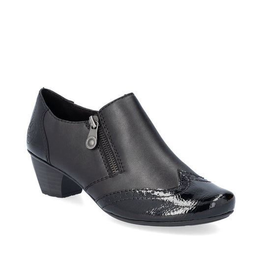 Rieker 41757-00 Ladies Black Shoe Boot