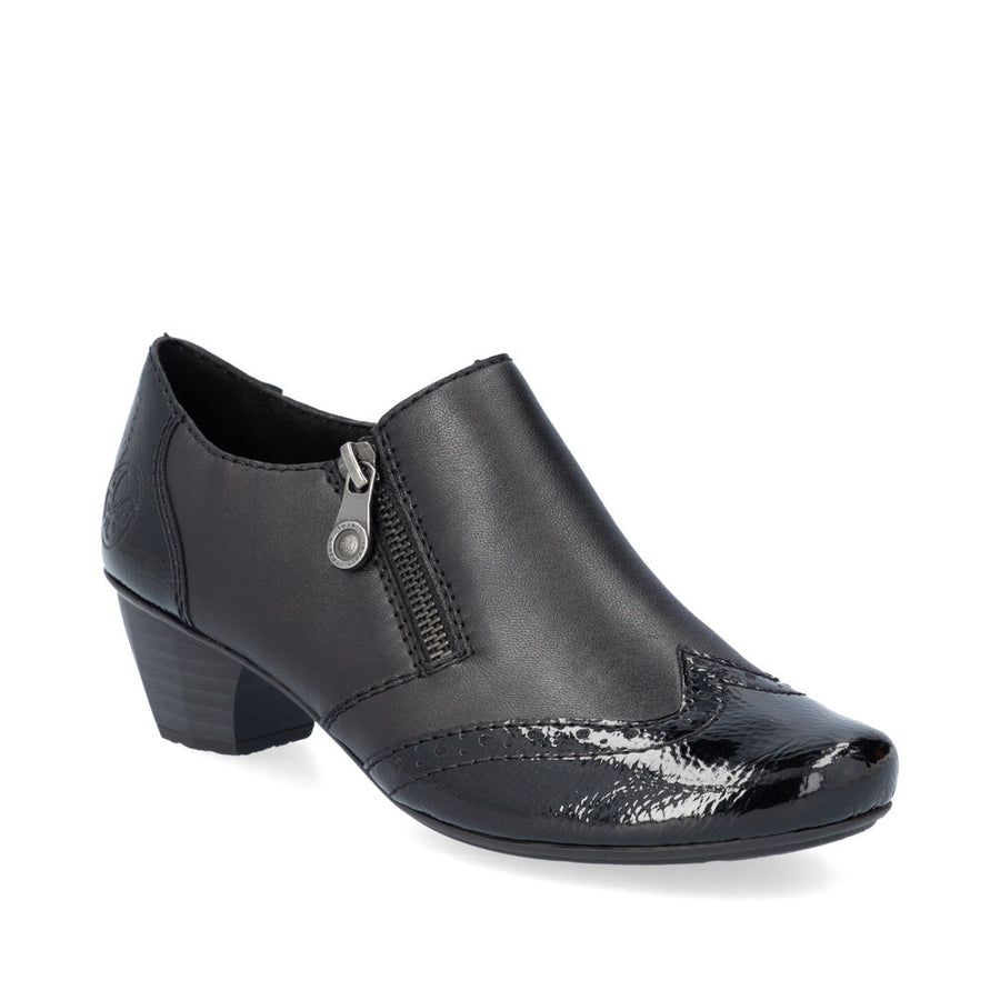 Rieker 41757-00 Ladies Black Shoe Boot