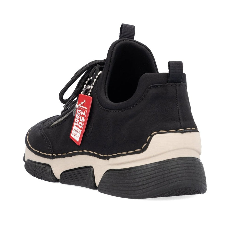 Rieker 45973-00 Ladies Black Walking Shoe