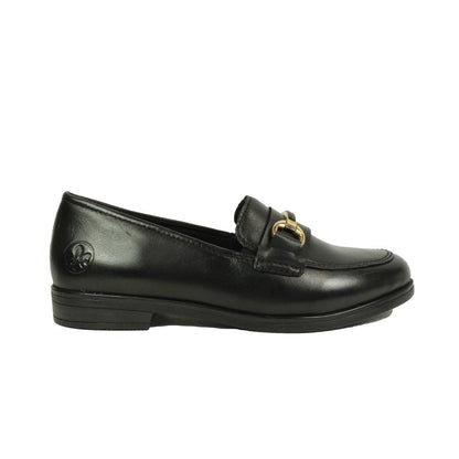 Rieker 46262-01 Ladies Black Leather Shoe