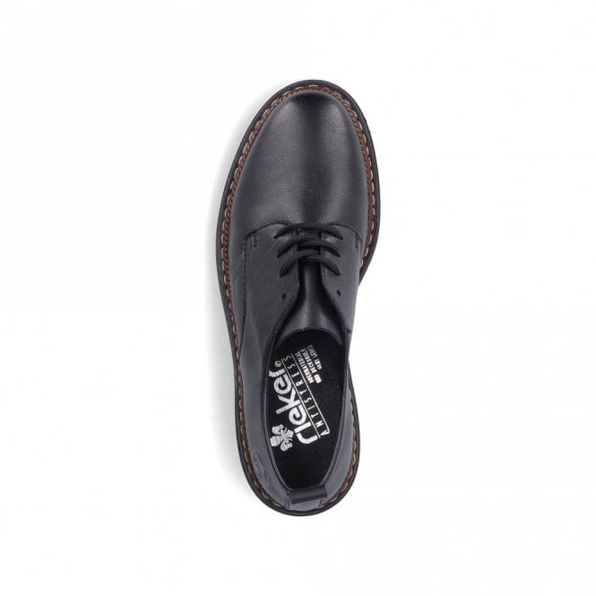 Rieker 52052-00 Ladies Black Lace Up
