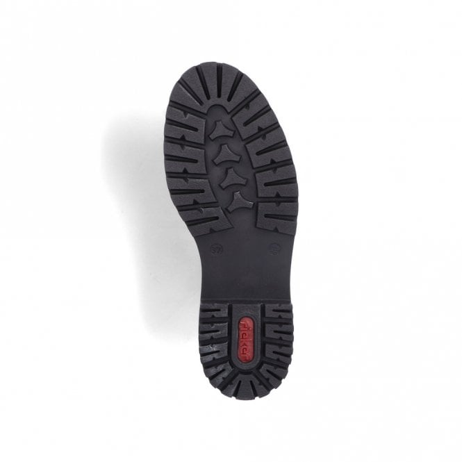 Rieker 52052-00 Ladies Black Lace Up