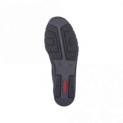 Rieker 53751-14 Ladies Navy Slip on Shoe