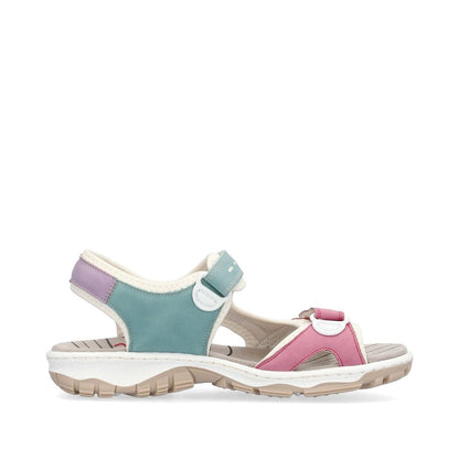 Rieker 68866-92 Ladies Multi  Walking Sandal