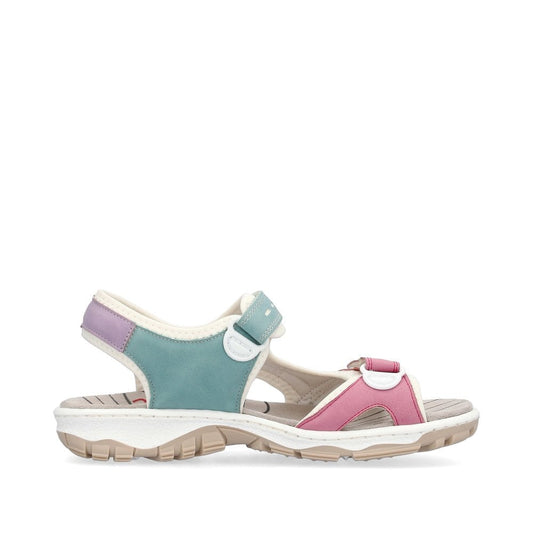 Rieker 68866-92 Ladies Multi  Walking Sandal