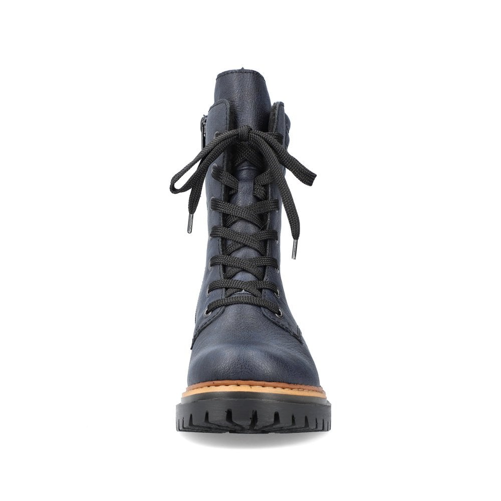 Rieker 72600-14 Ladies Blue Ankle Boot