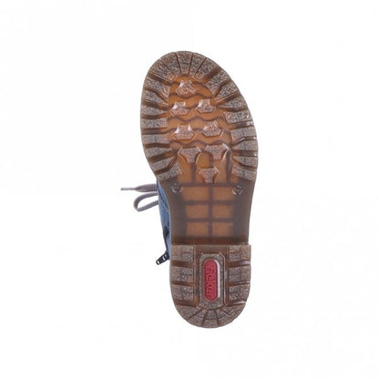 Rieker 78240-14 Ladies Blue Ankle Boots