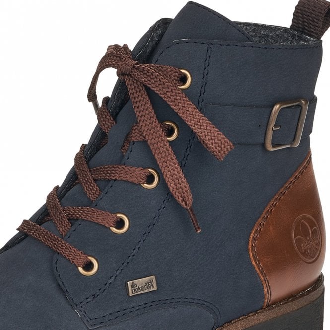 Rieker 78502-14 Ladies TEX Navy Boot