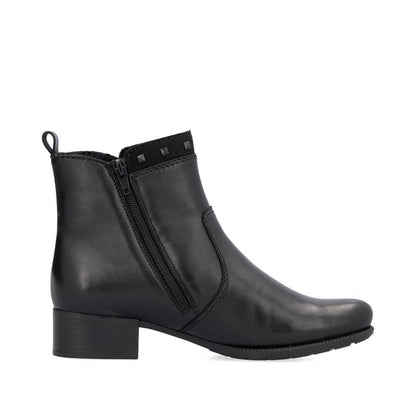 Rieker 78657-00 Ladies Black Ankle Boot