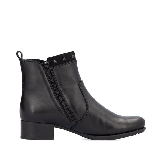 Rieker 78657-00 Ladies Black Ankle Boot