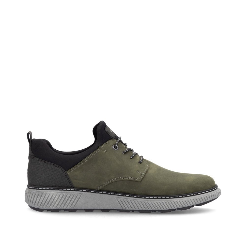 Rieker B3360-54 Mens Green Slip On Shoe