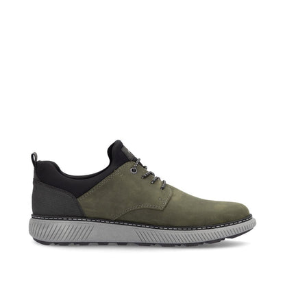 Rieker B3360-54 Mens Green Slip On Shoe