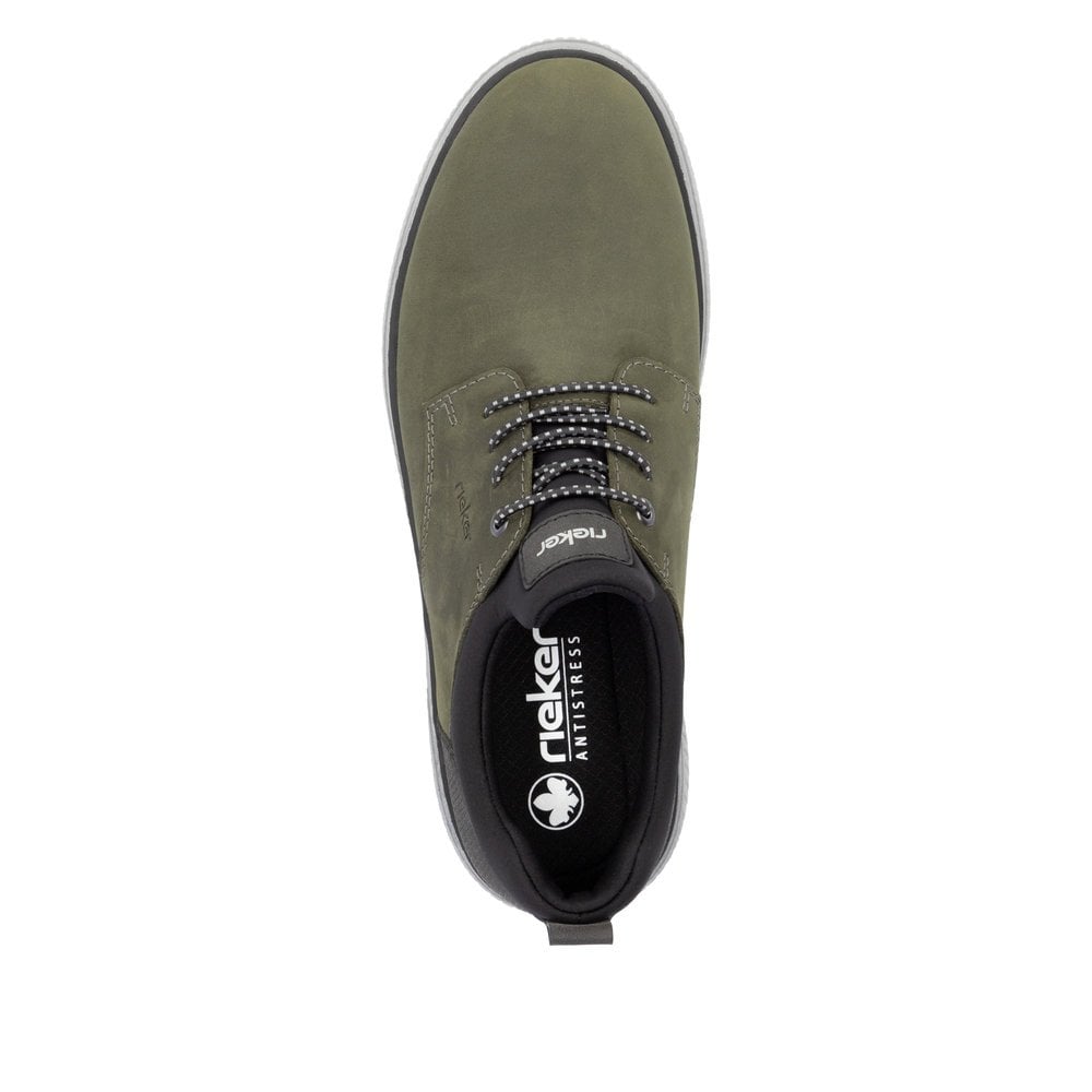 Rieker B3360-54 Mens Green Slip On Shoe