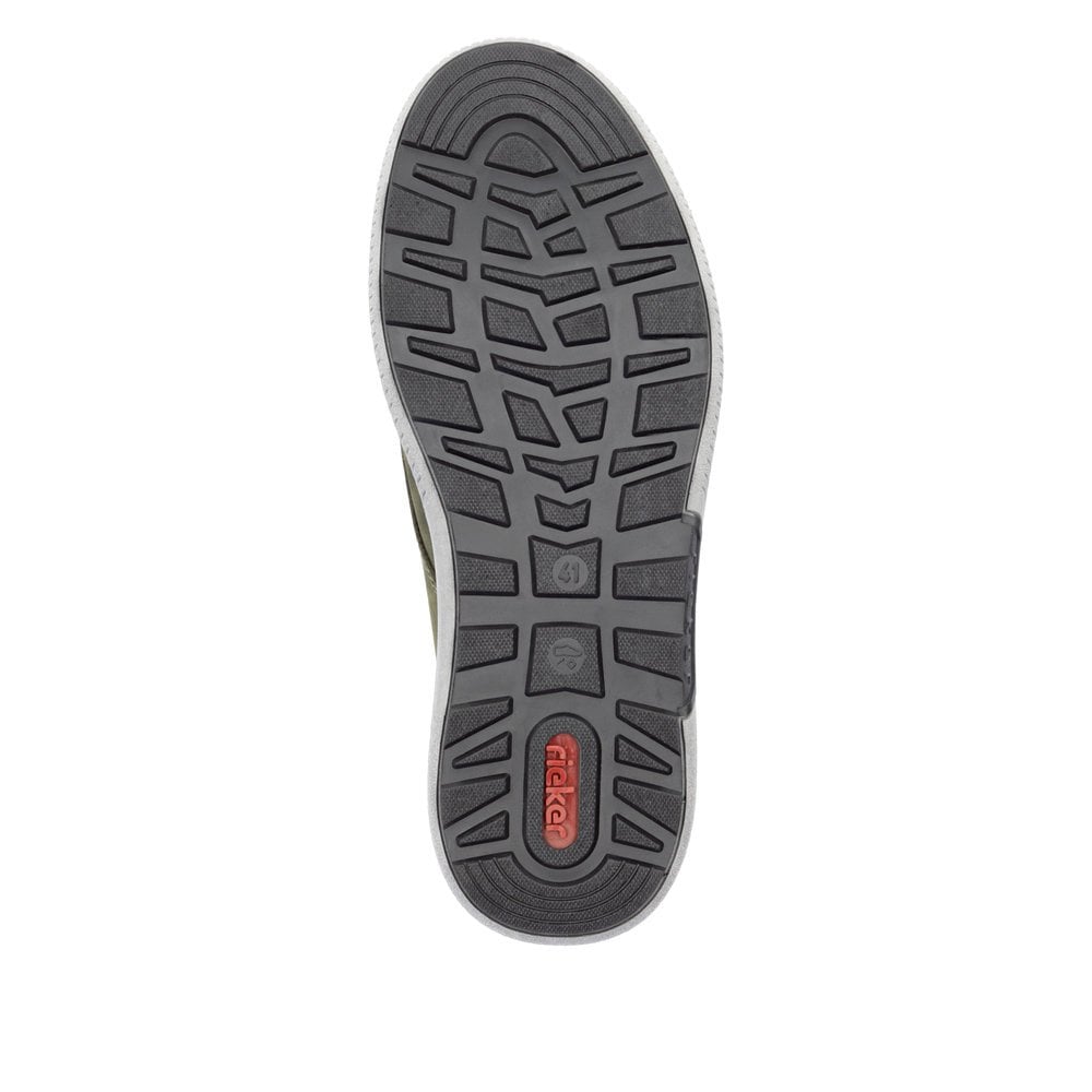 Rieker B3360-54 Mens Green Slip On Shoe