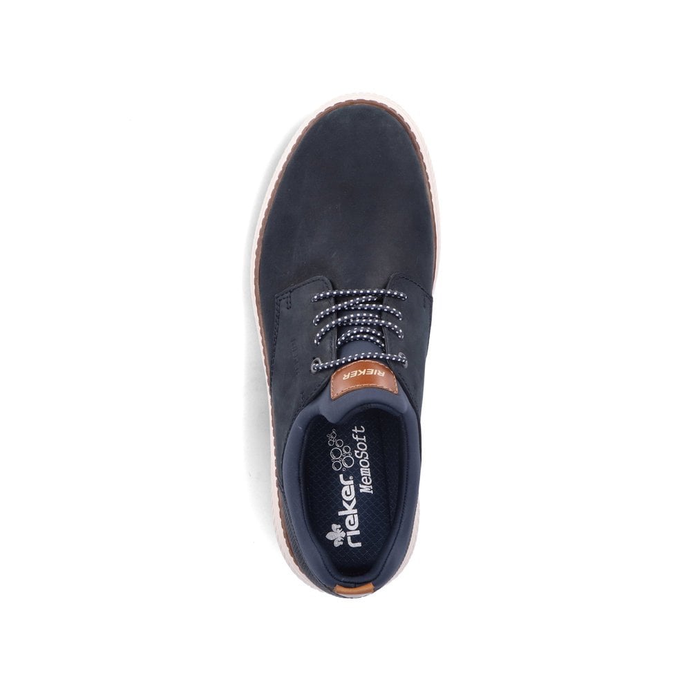 Rieker B3360-14 Mens Blue Slip On Shoe