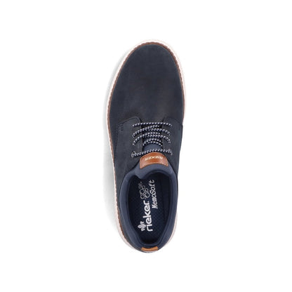 Rieker B3360-14 Mens Blue Slip On Shoe