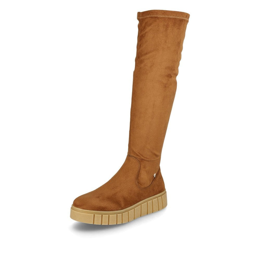 Rieker W1080-24 Evolution Ladies Brown Knee High Boot