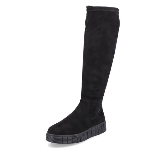 Rieker W1080-00 Evolution Ladies Black Knee High Boot