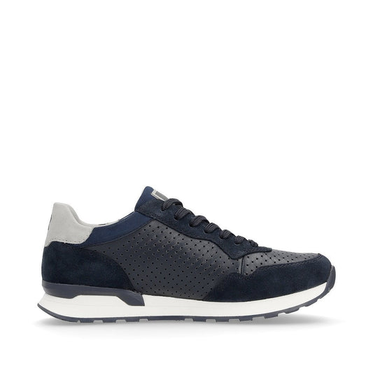 Rieker U0302-15 Mens Revolution Blue Casual Shoe