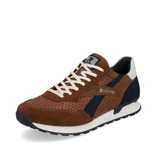 Rieker U0302-24 Mens Revolution Brown Casual Shoe