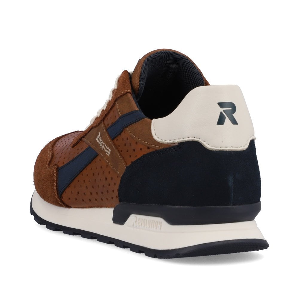 Rieker U0302-24 Mens Revolution Brown Casual Shoe