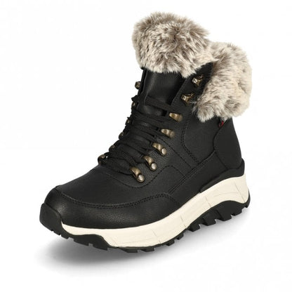 Rieker W0063-00 Evolution Ladies Black Boot